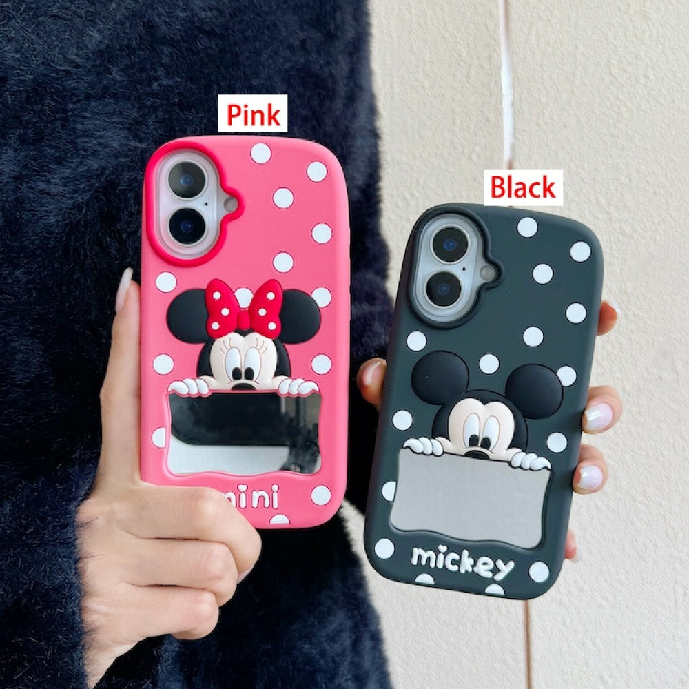 Mickey / Minnie Mouse Mirror Case
