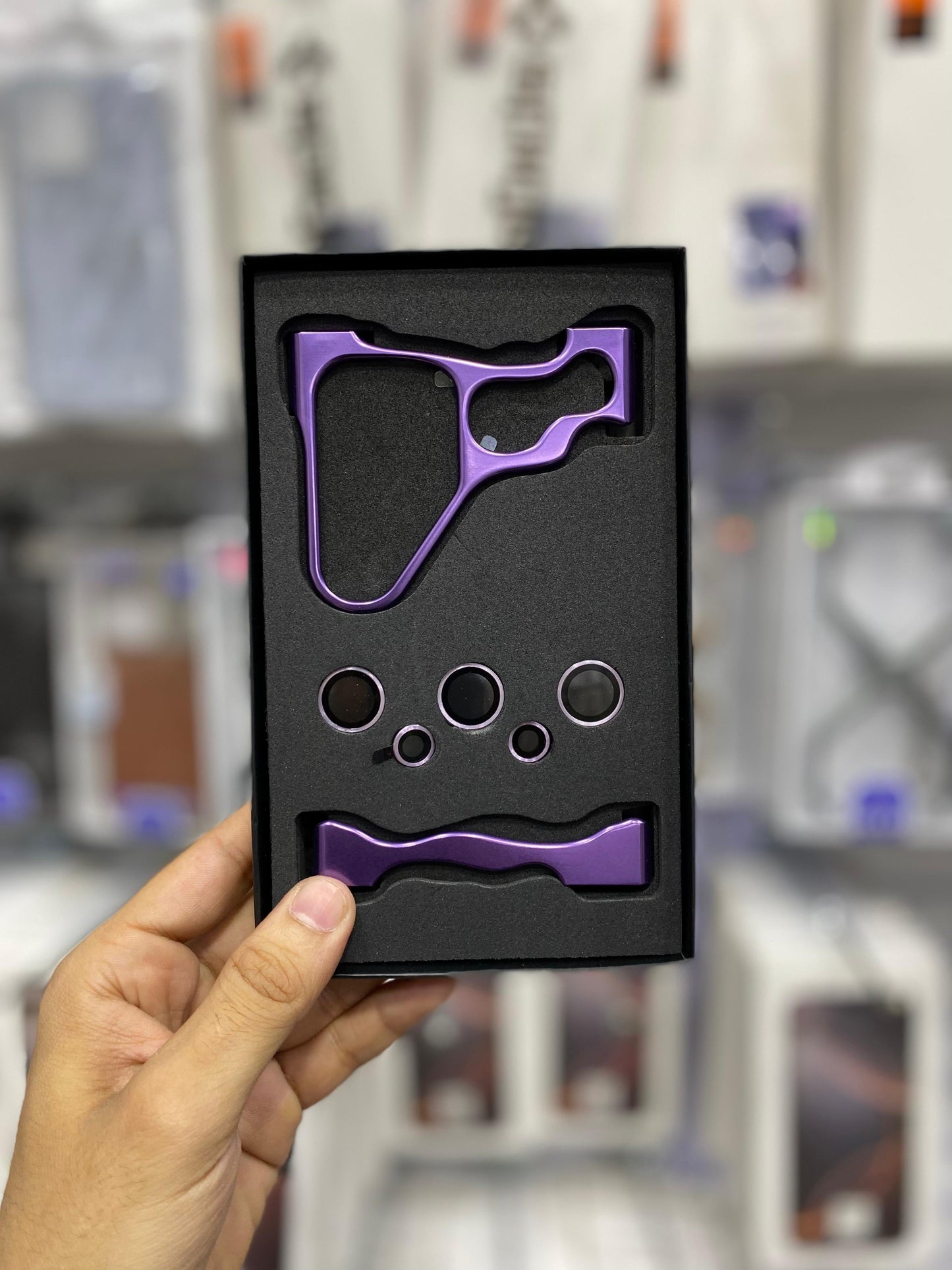 metal camera bumper case with metal camera protection