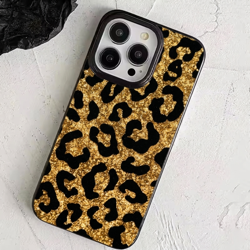 Golden Cheetah Print 2D Case