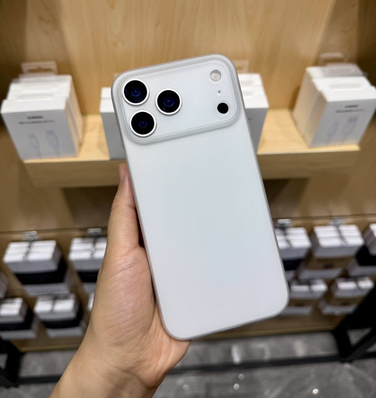 Kzdoo Air Skin Ultra Thin Case White iPhone 17 Series