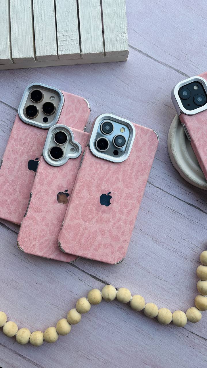 New Luxe Leapords Leather Texture Case