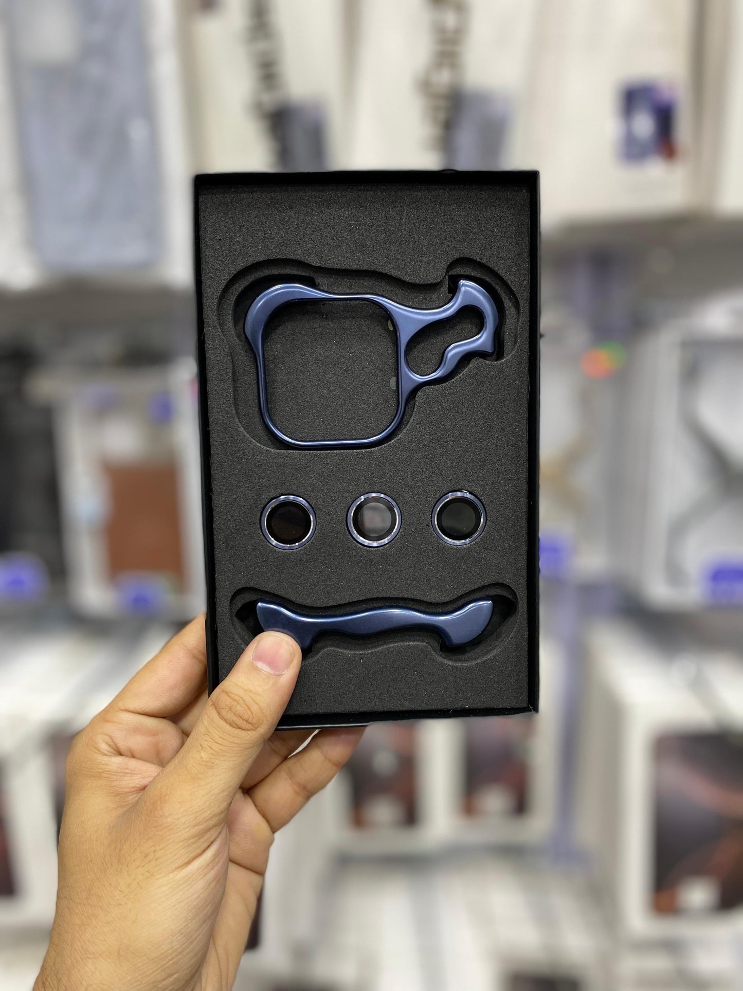 metal camera bumper case with metal camera protection