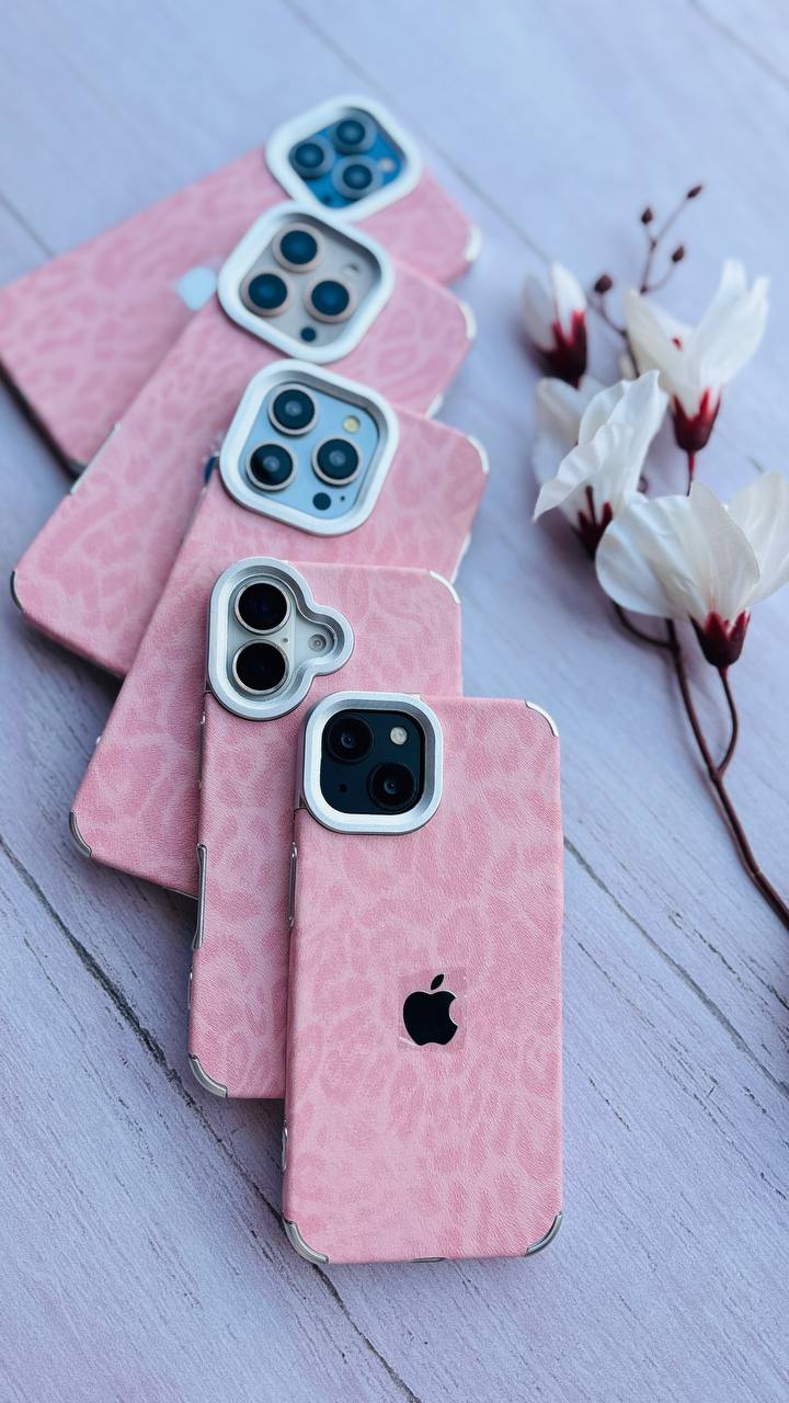 New Luxe Leapords Leather Texture Case