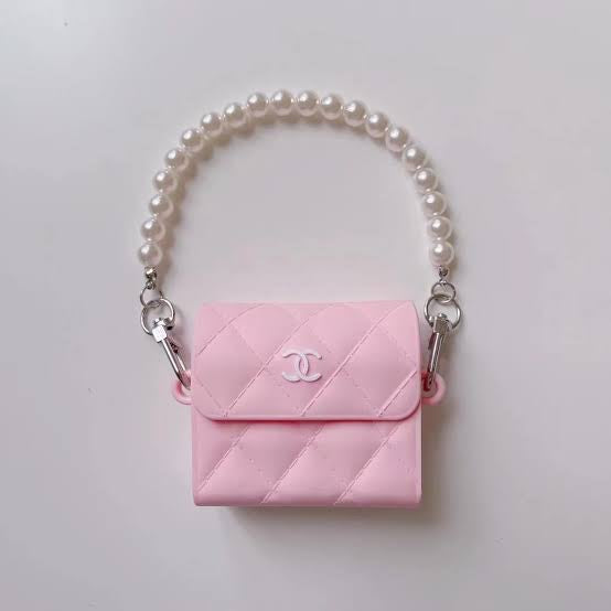 Chanel HandBag Airpods Pro/Pro2 Case with Chain