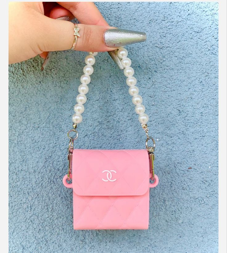 Chanel HandBag Airpods Pro/Pro2 Case with Chain