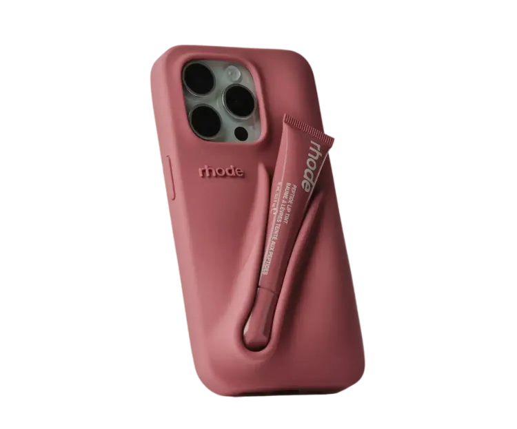New Rhode LipGloss 💄 Silicone Case With Box 🩶