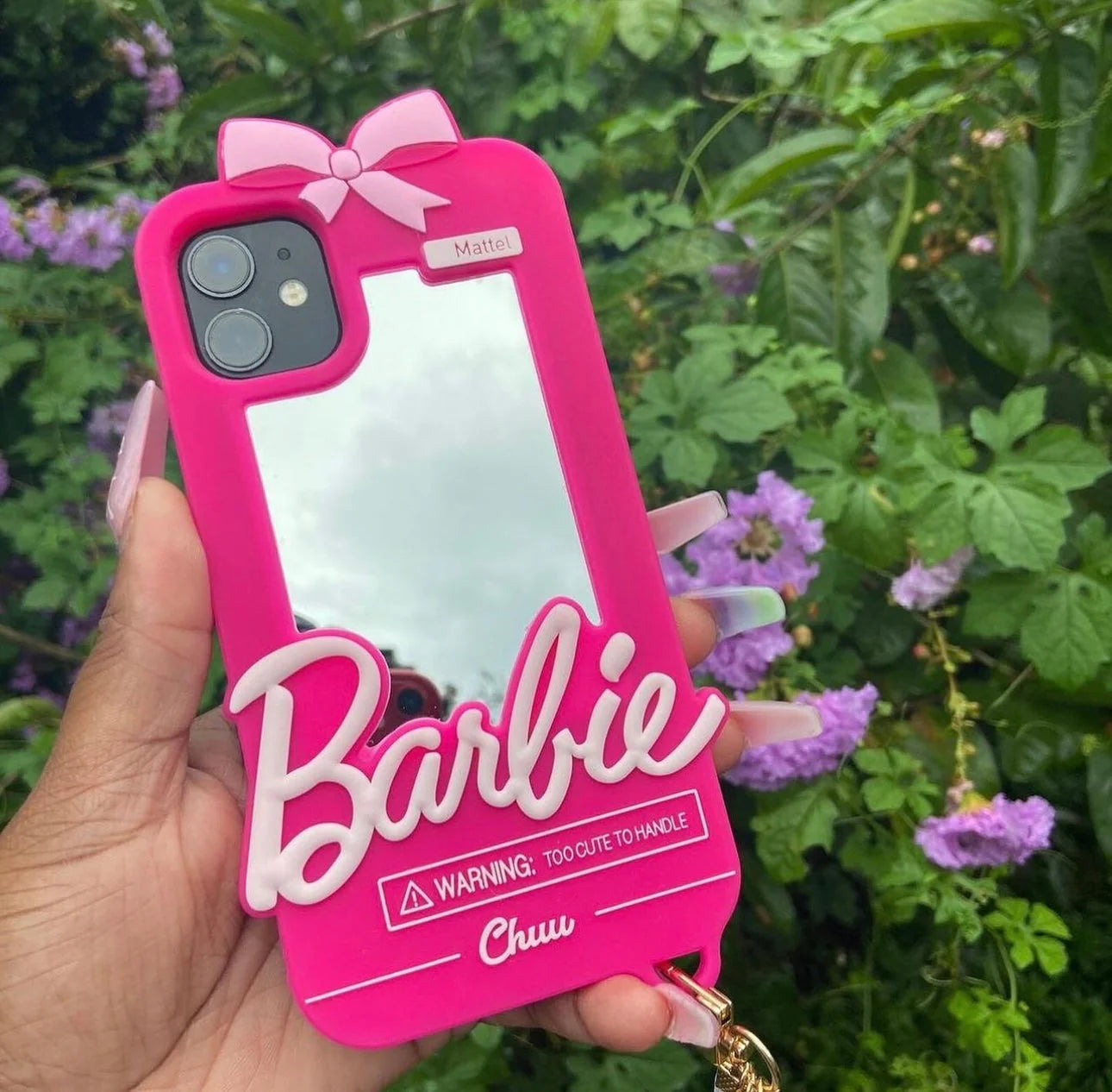 Barbie Mirror Case for 12promax (stock clearance Sale)