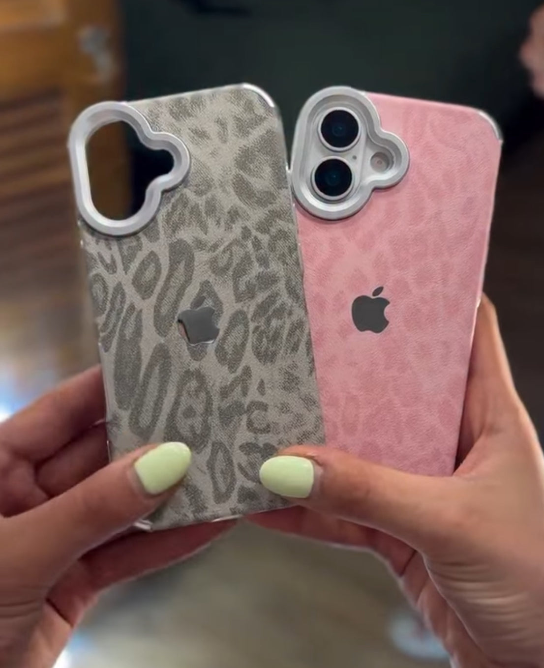 New Luxe Leapords Leather Texture Case