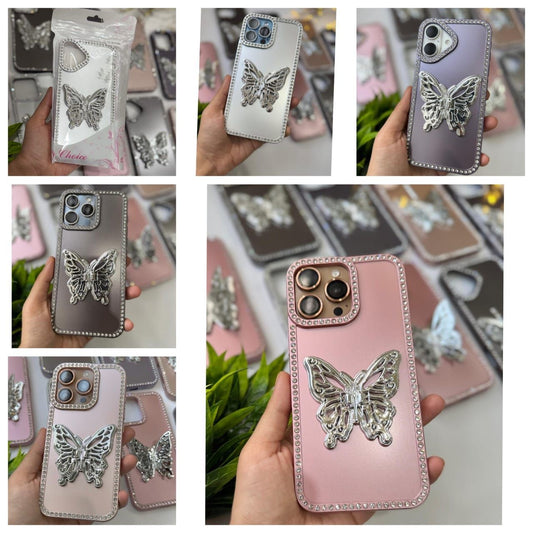 Butterfly Diamond Stone Case