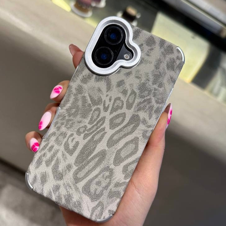 New Luxe Leapords Leather Texture Case