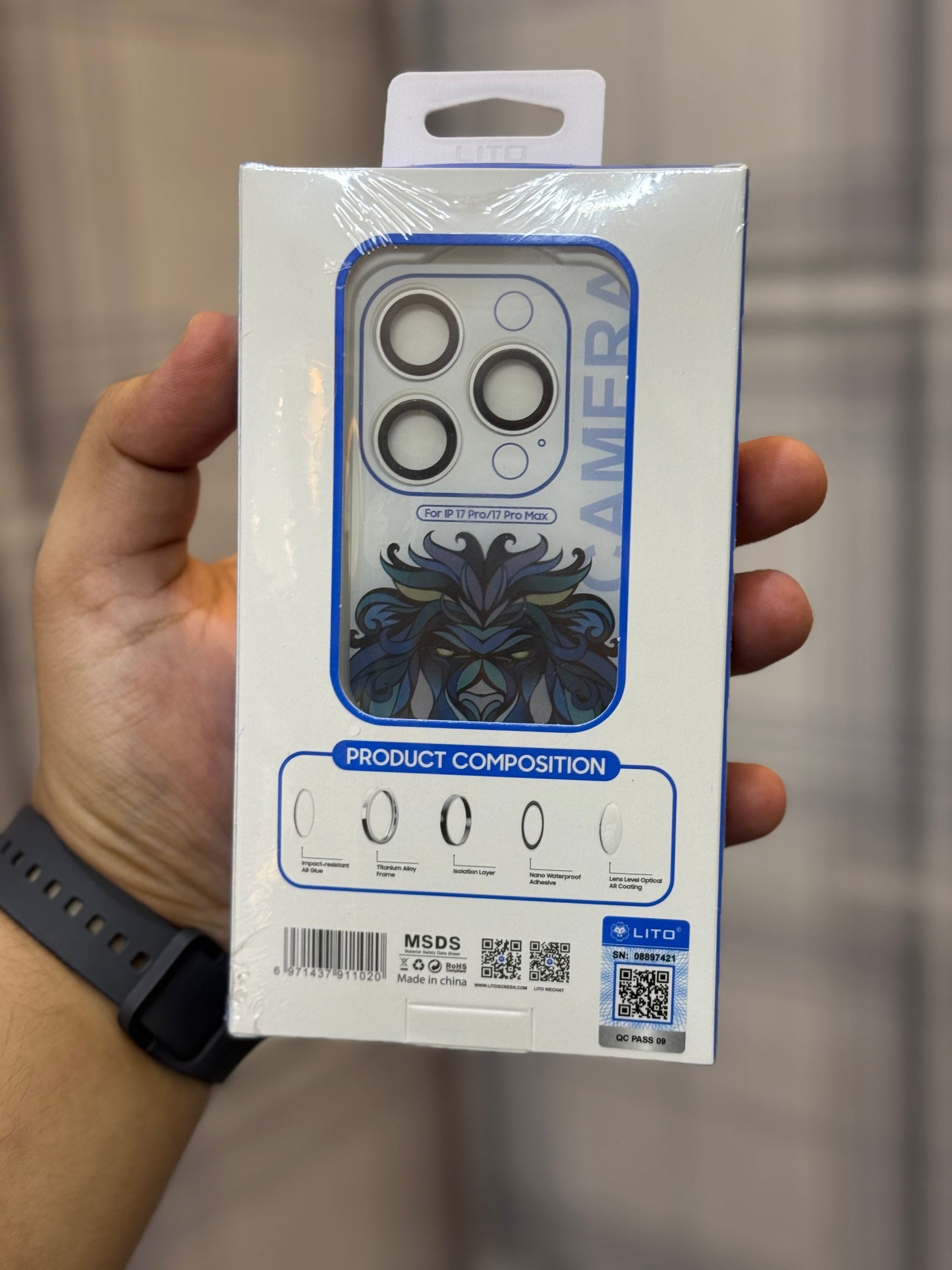 LITO Sapphire PVD Camera Lens Rings for 17 Series