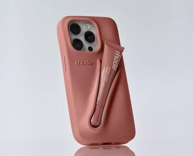 New Rhode LipGloss 💄 Silicone Case With Box 🩶