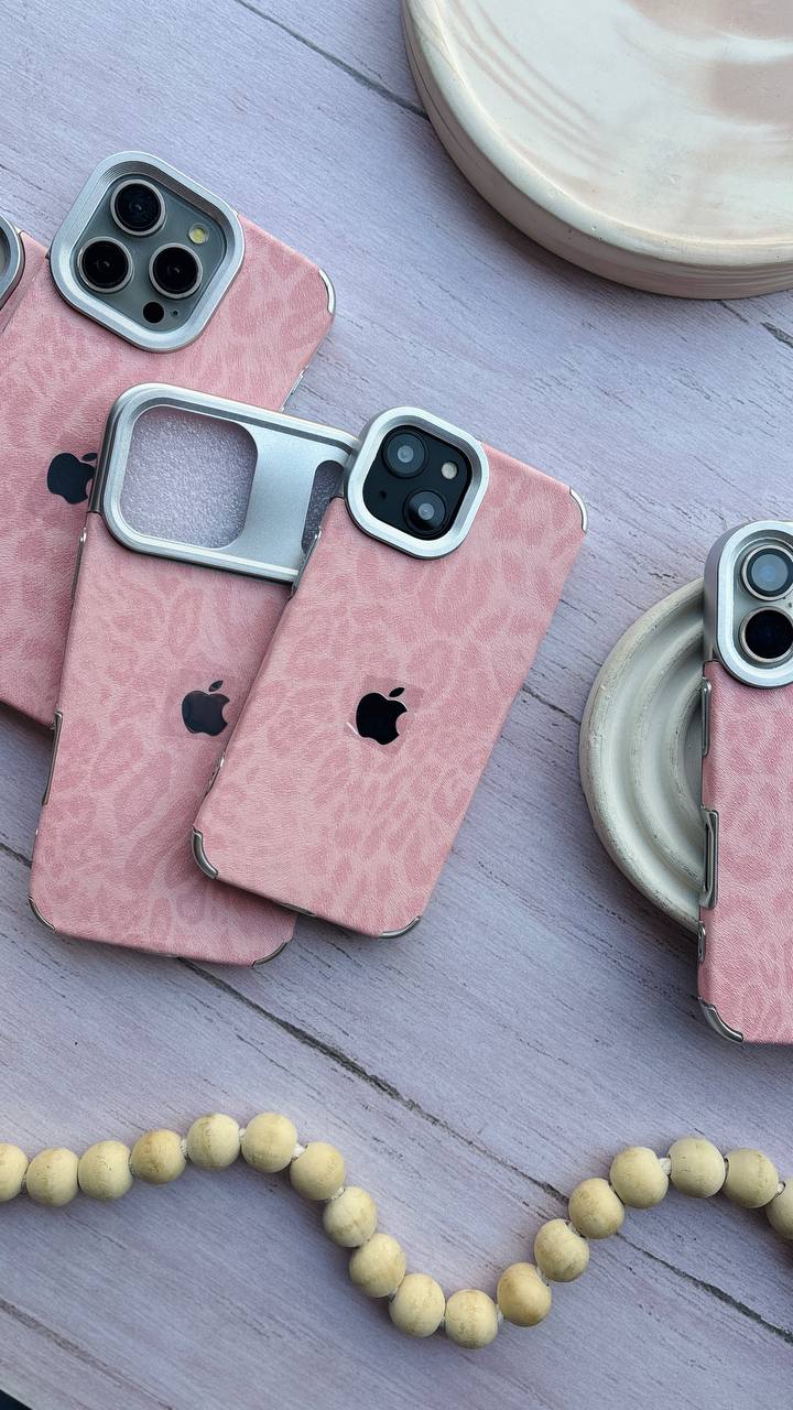 New Luxe Leapords Leather Texture Case
