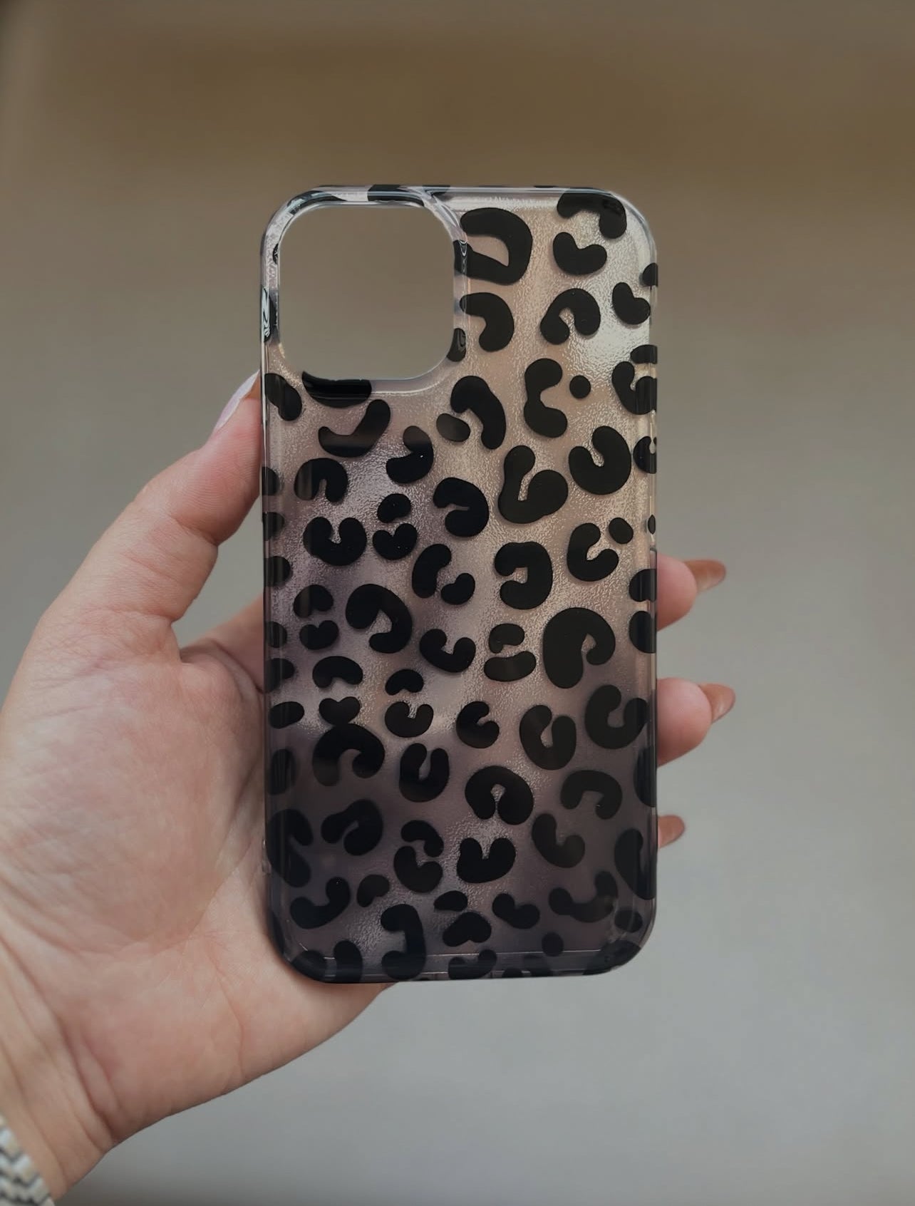 New Leopard print Ruby & Gold Case