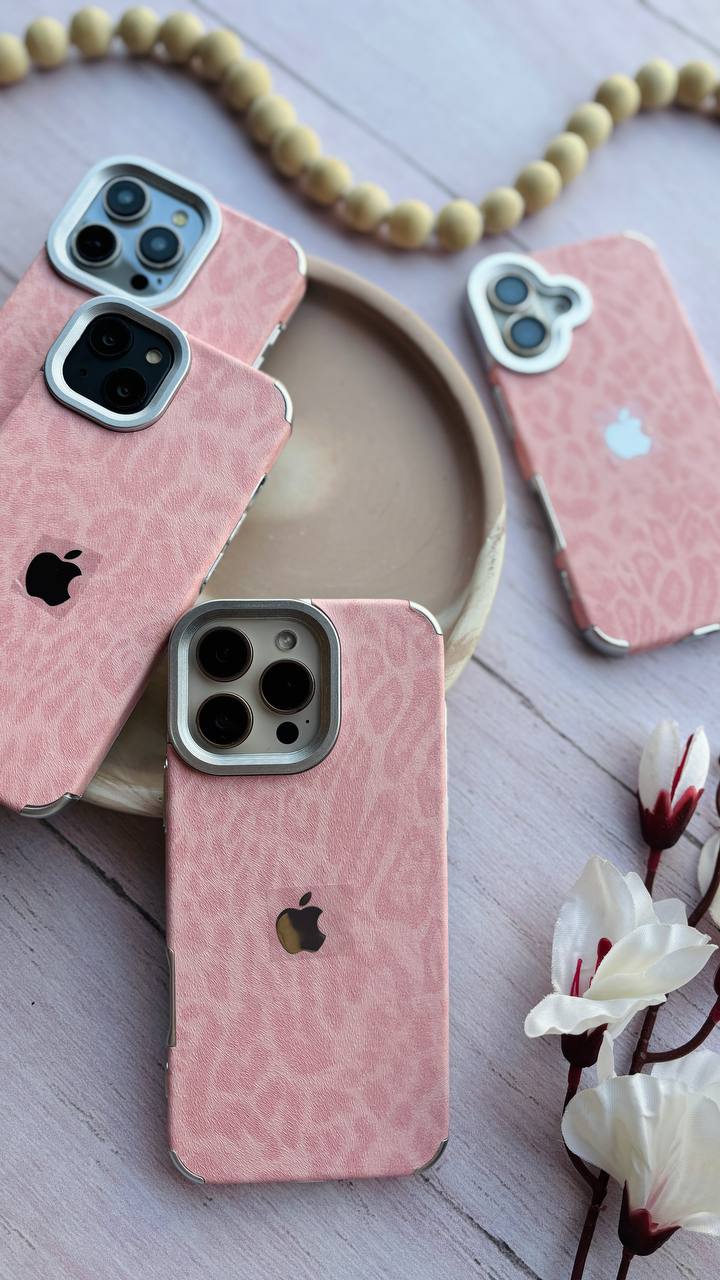 New Luxe Leapords Leather Texture Case