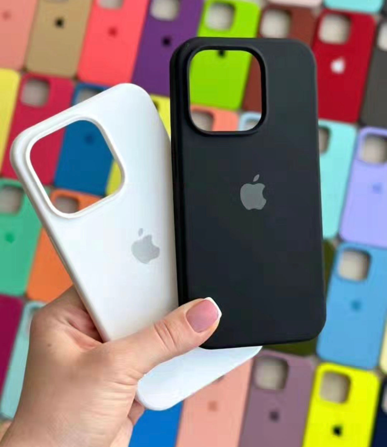 iPhone Premium Quality Silicone Case (BLACK COLOR)