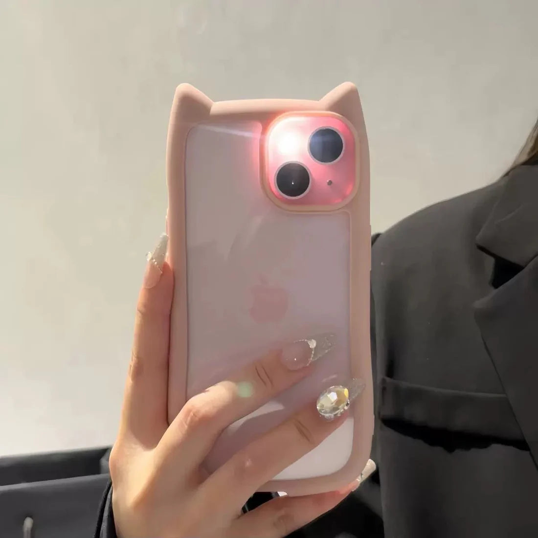 Kitty Ears Clear Case