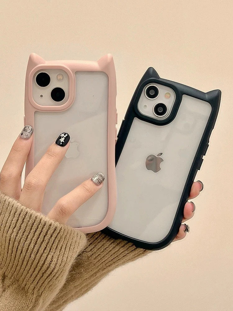 Kitty Ears Clear Case