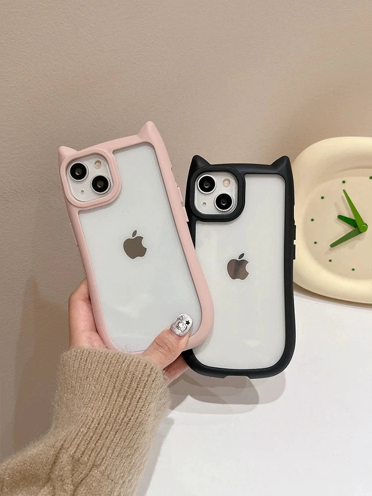 Kitty Ears Clear Case