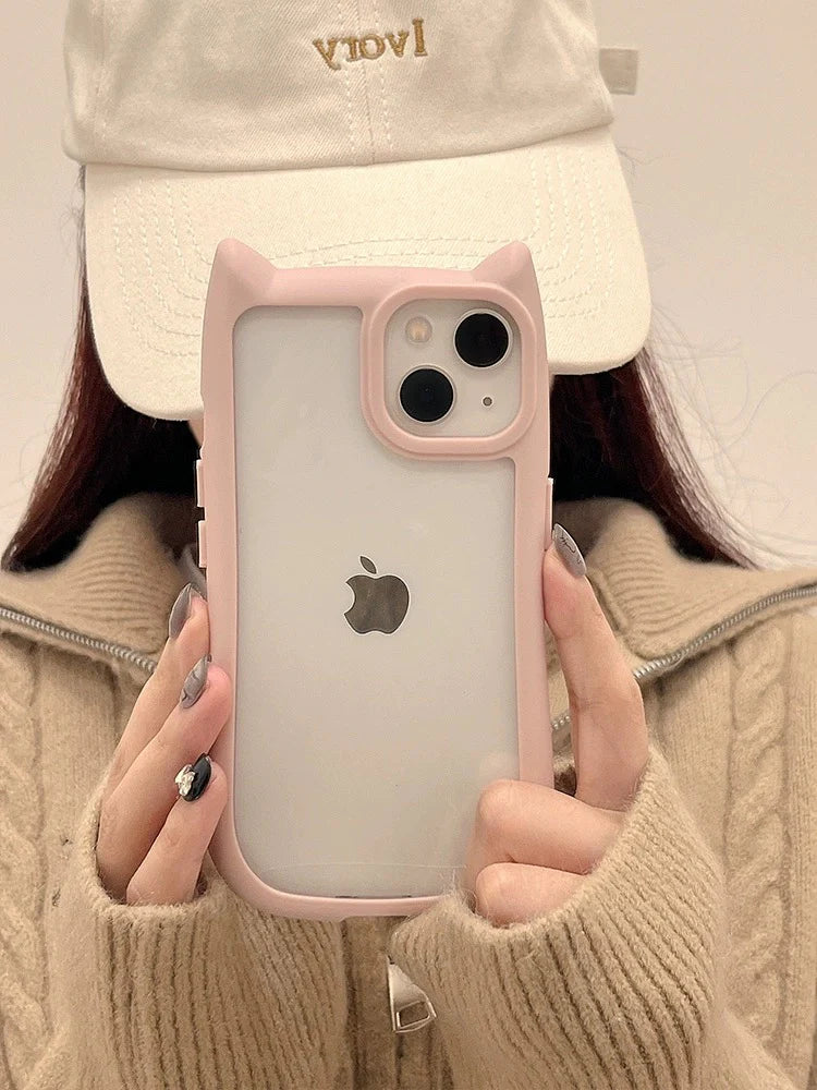 Kitty Ears Clear Case