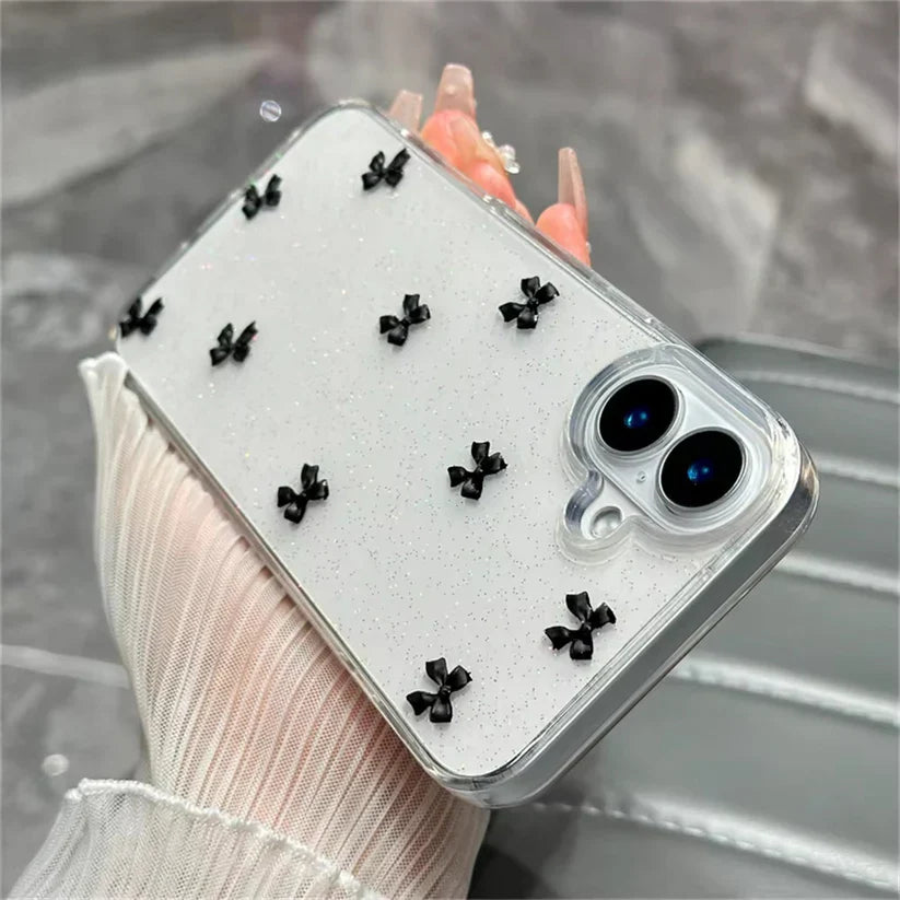 New Premium Bow 🎀 Glitter Case