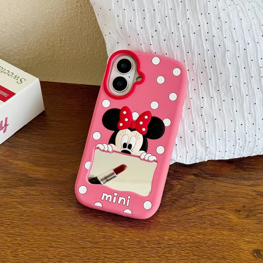 Mickey / Minnie Mouse Mirror Case
