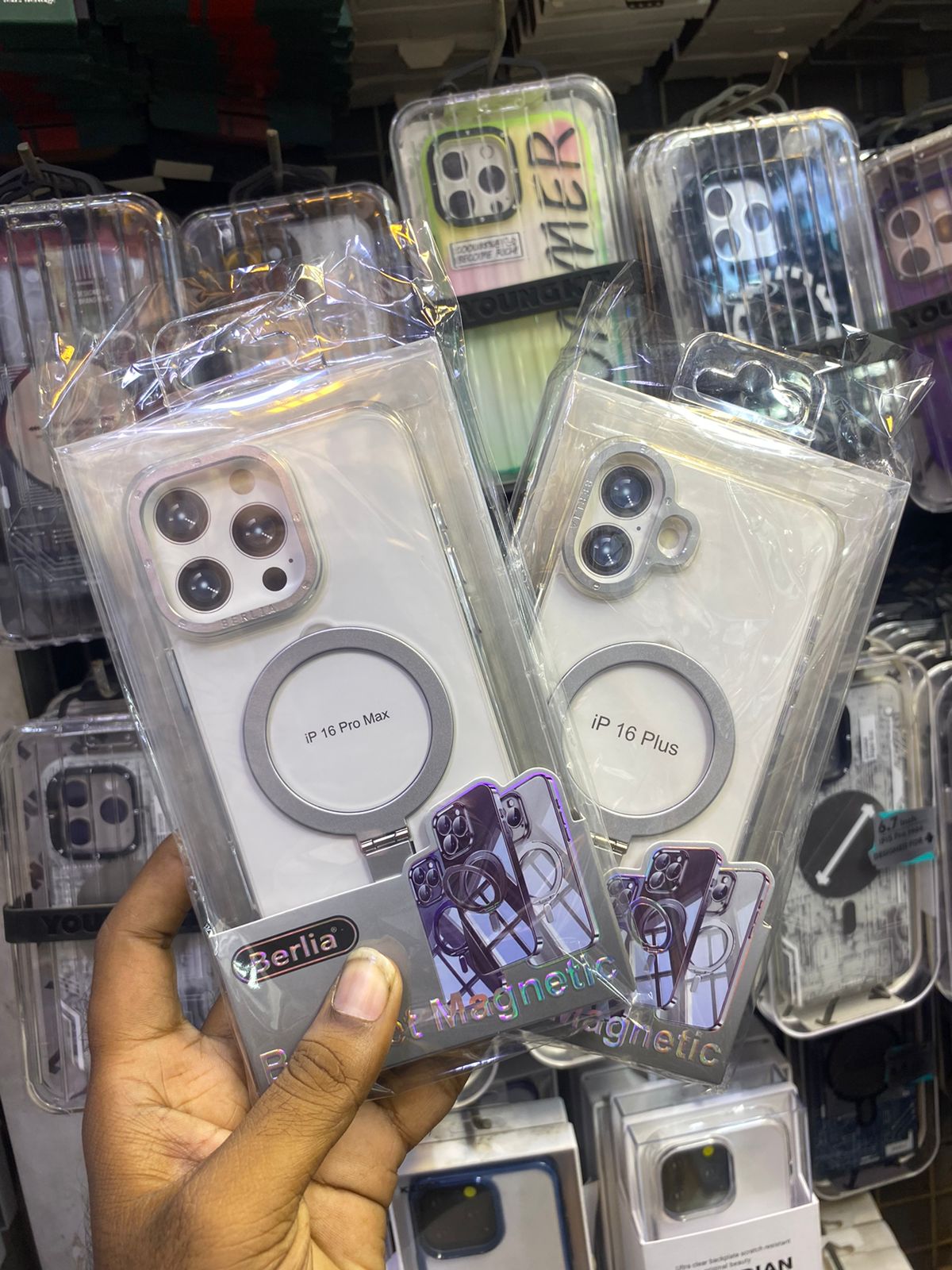Barlia Stand Magnetic Case - iphone