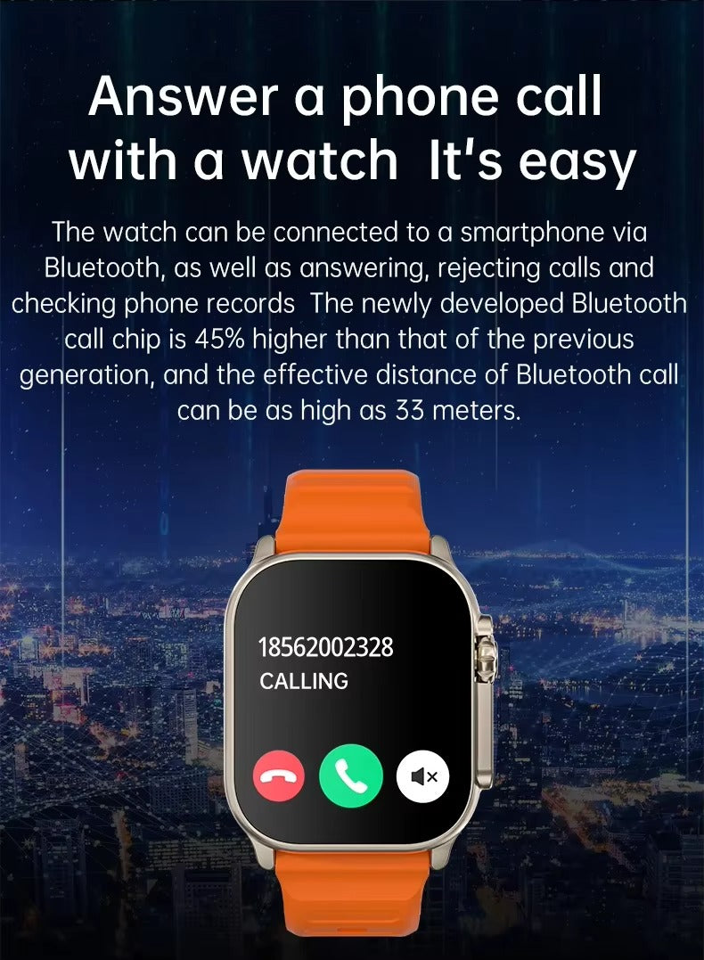 T900 Series 8 T900 Ultra Smart Watch with wireless charging