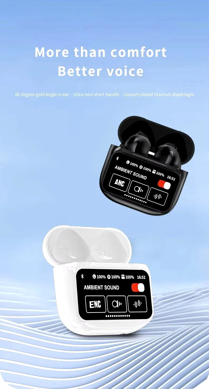 A9 Pro Apple Airpods ANC/ENC Noise Reduction Touch Control