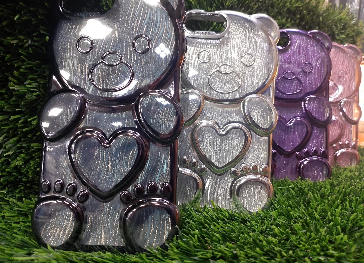 Sparkling 3D Bear Case