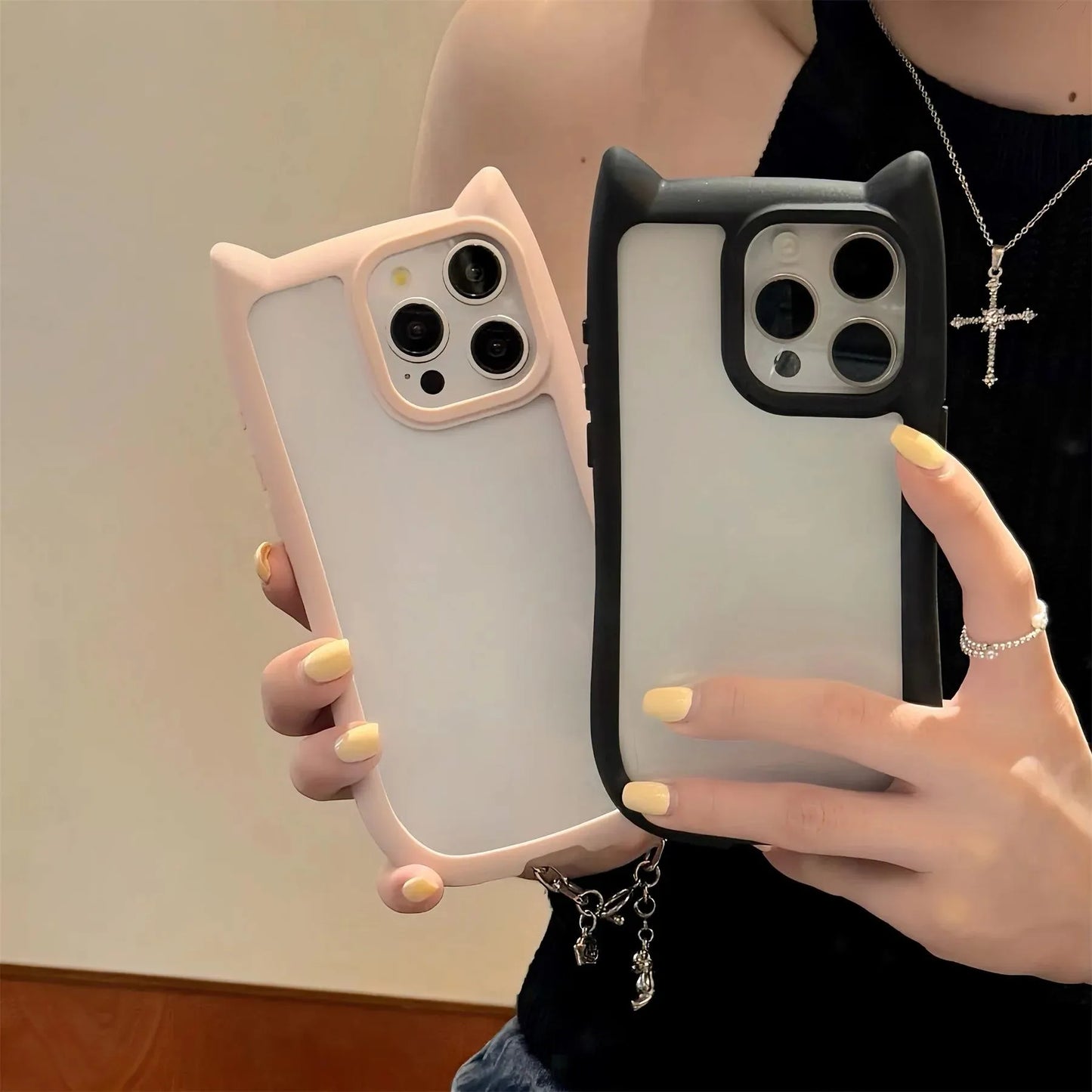 Kitty Ears Clear Case