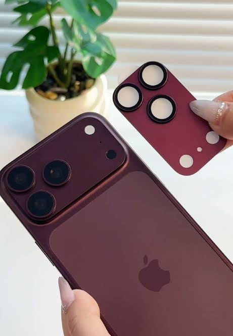 Convert Burgundy Silicone Case with Lens Protector (for 17Promax)
