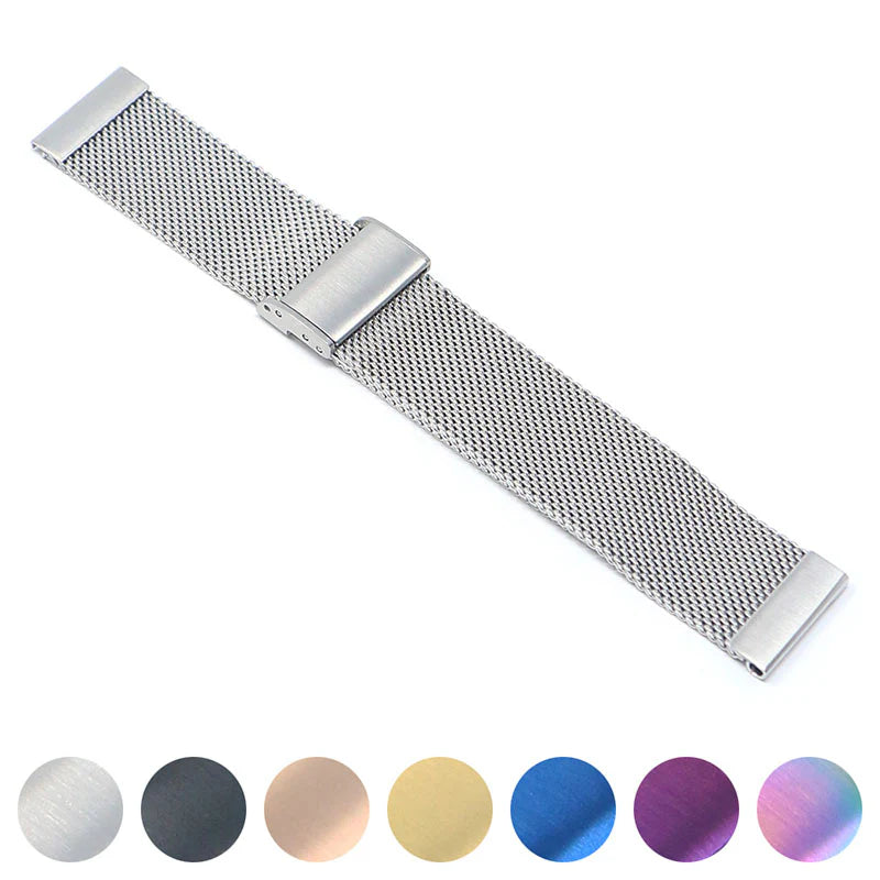 Mettalic Quick-Release Milanese Strap