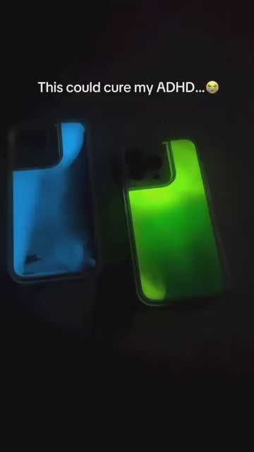 Glow-In-Dark Neon Waterfall Case –