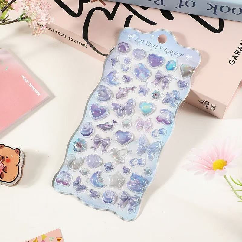 3D Mobile Sticker Sheet
