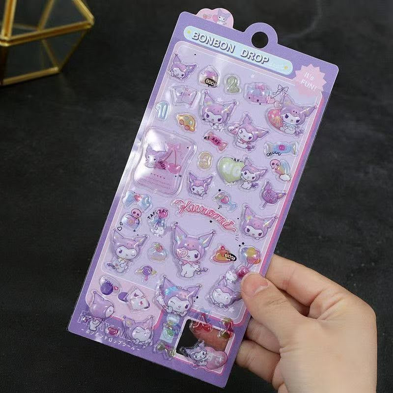 3D Mobile Sticker Sheet