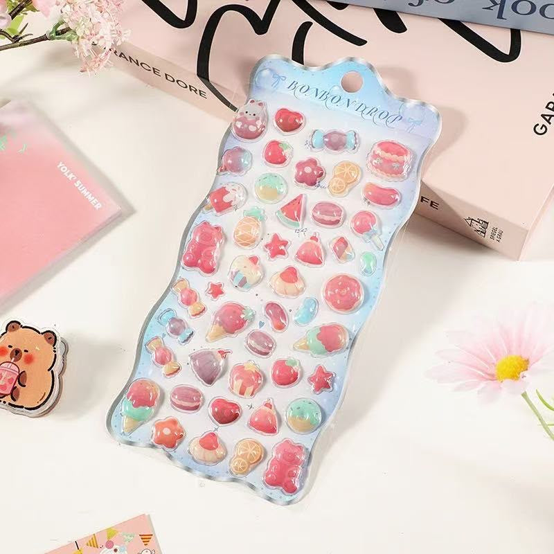 3D Mobile Sticker Sheet