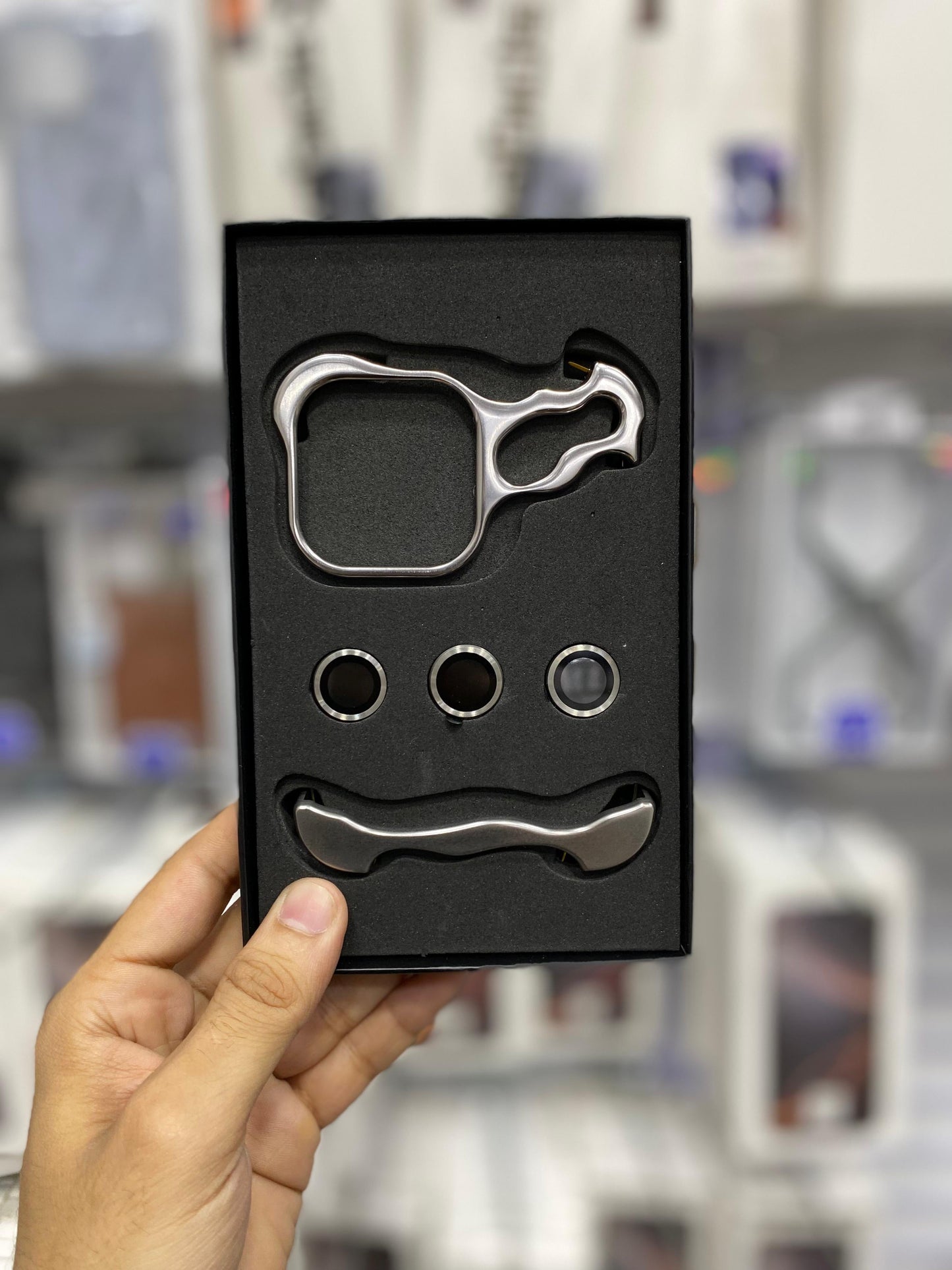 metal camera bumper case with metal camera protection