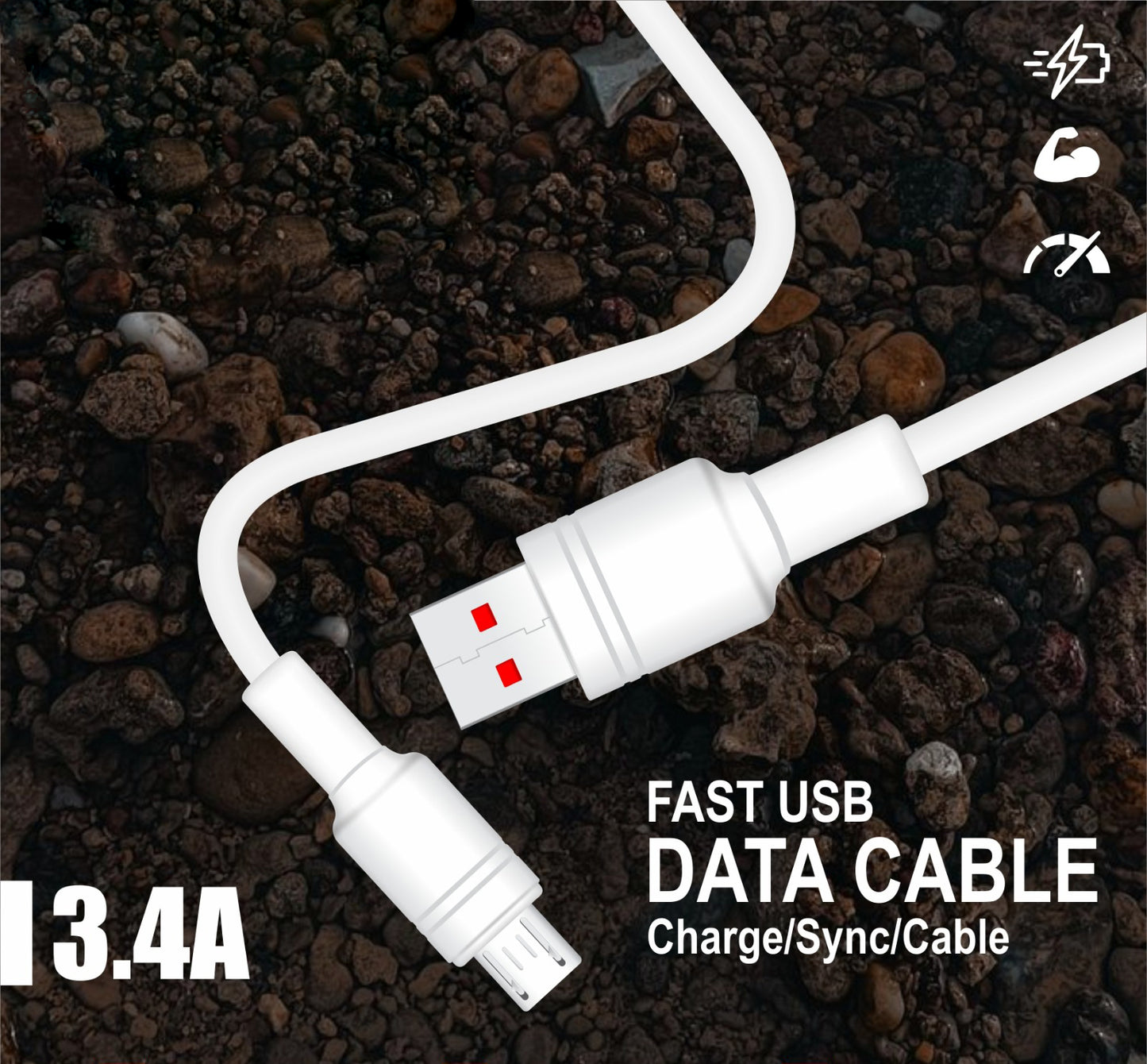 OVO Original Fast Charging Cable for Andoid / iPhone / Type-C