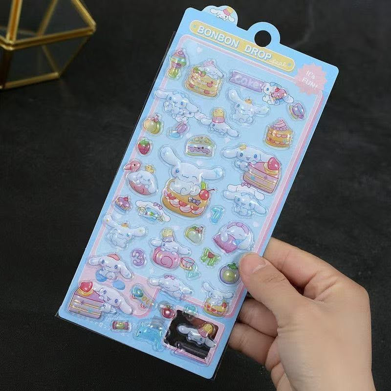 3D Mobile Sticker Sheet