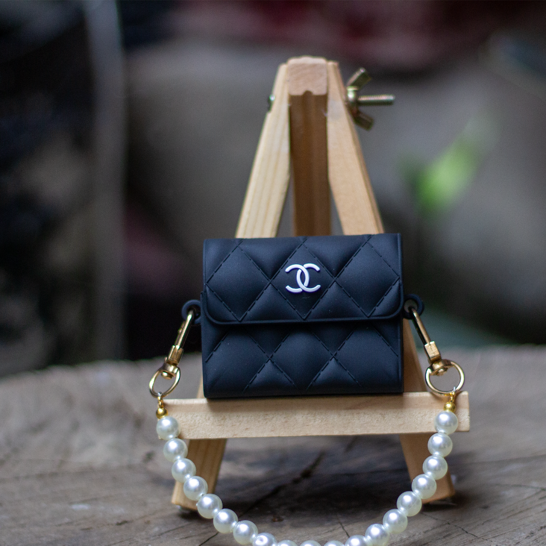 Chanel HandBag Airpods Pro/Pro2 Case with Chain