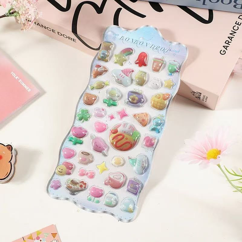 3D Mobile Sticker Sheet