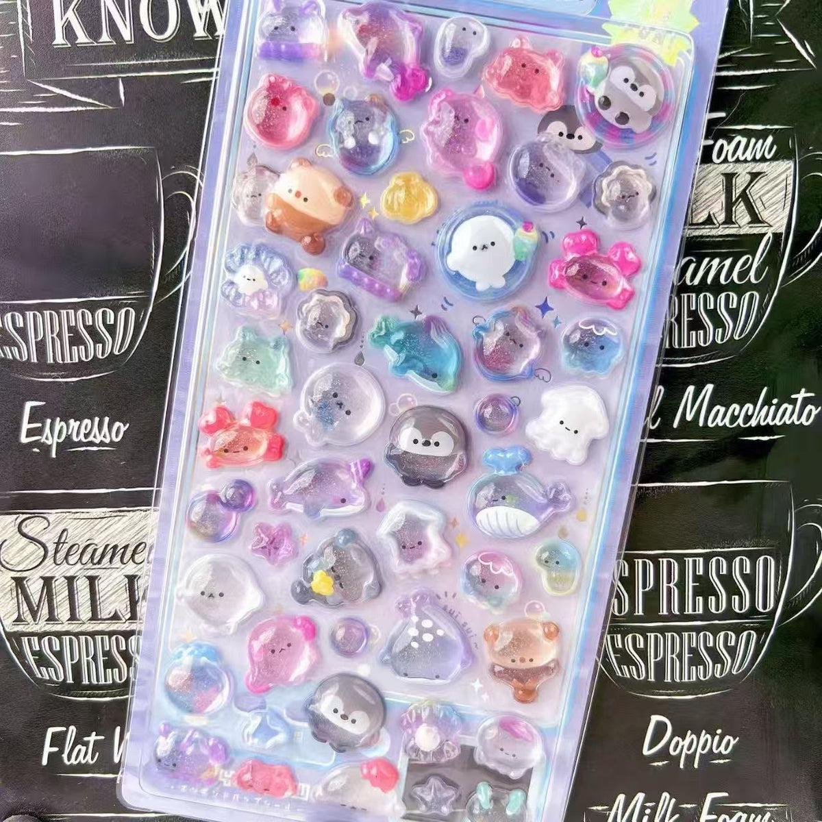 3D Mobile Sticker Sheet