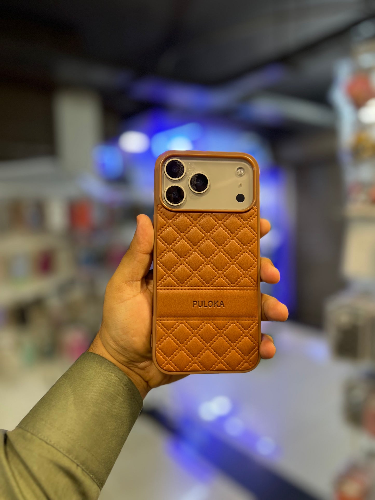 Puloka Breaded Leather Case