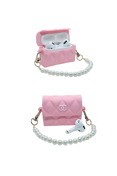 Chanel HandBag Airpods Pro/Pro2 Case with Chain