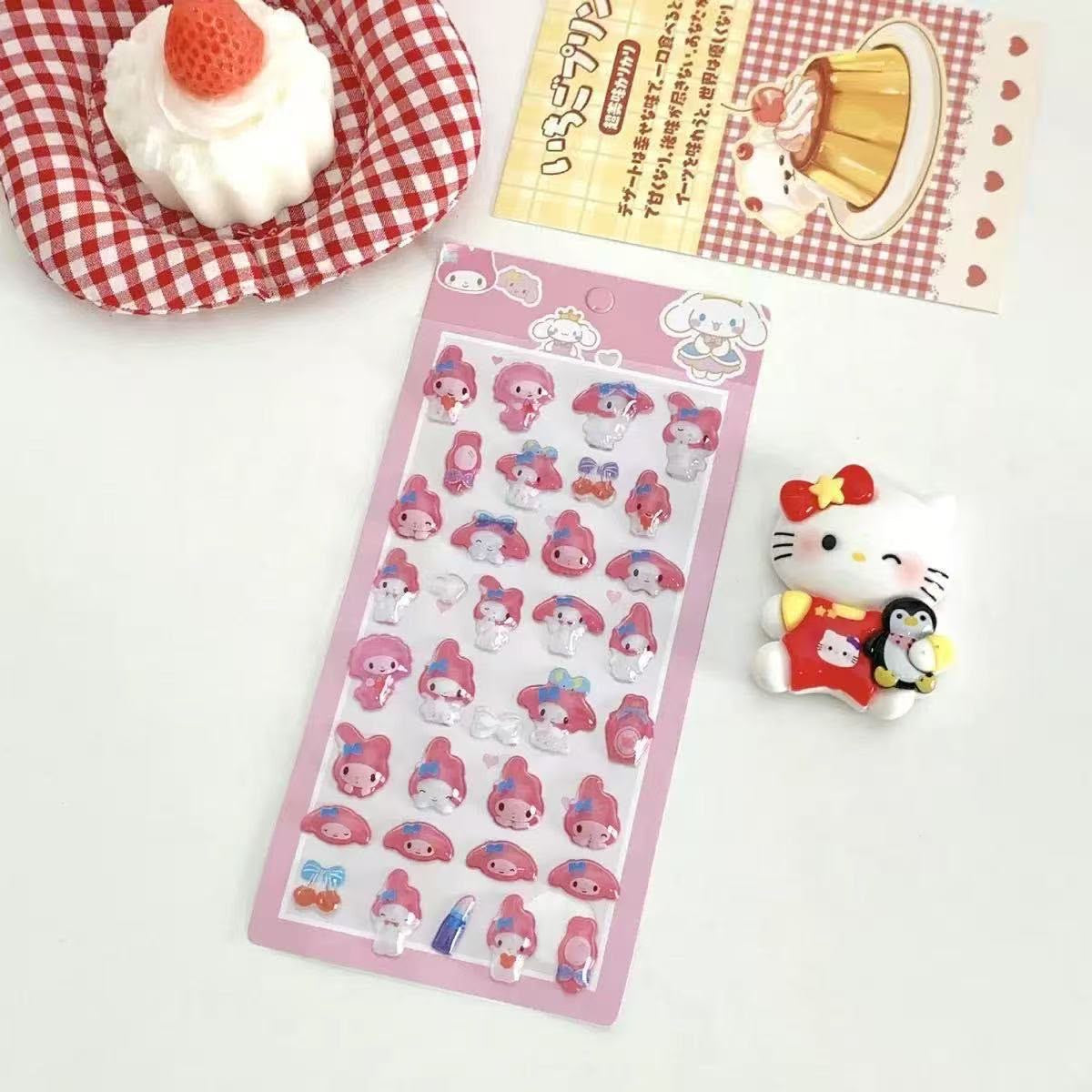 3D Mobile Sticker Sheet