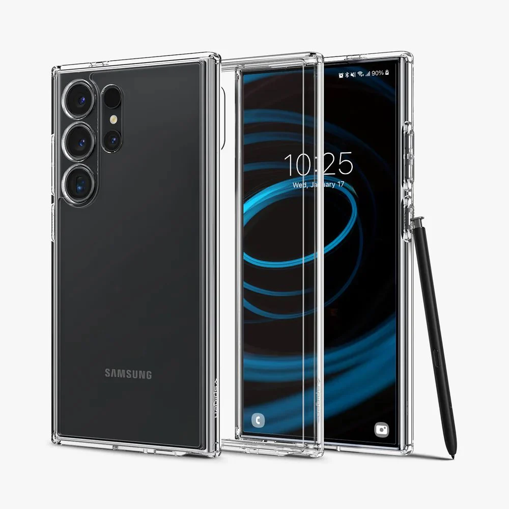Spigen clear case s24 ultra acrylic back