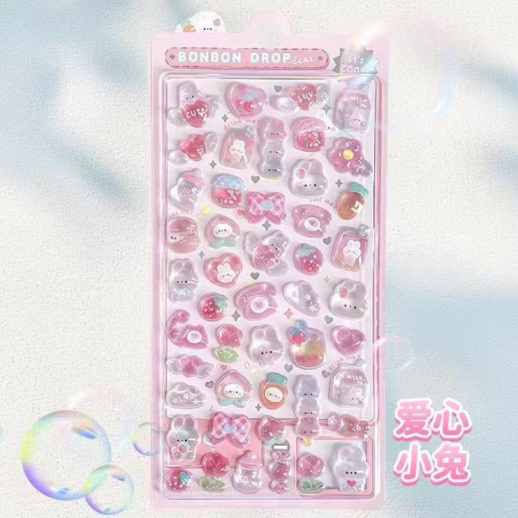 3D Mobile Sticker Sheet