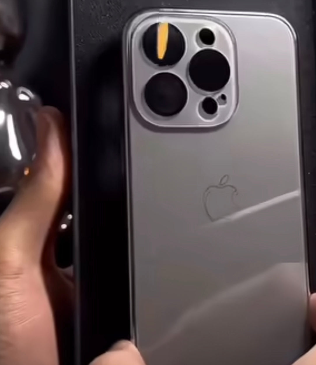 Premium Quality Glass Logo Case