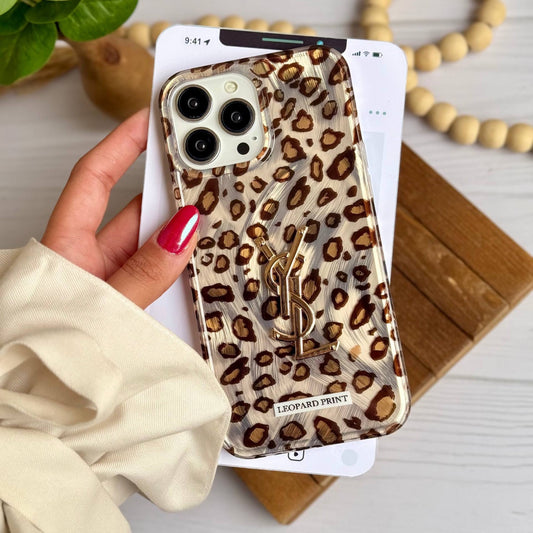 Leopard YSL Branded Case